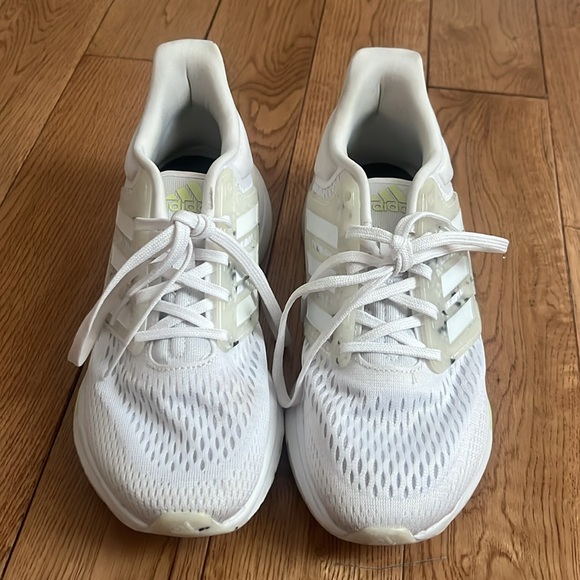 adidas EQ21 Run White Speckled bounce size 6 - Picture 2 of 3